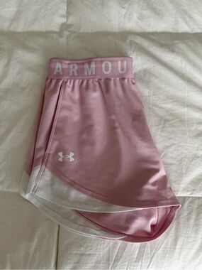 Under Armour Play Up Twist Shorts with White Trim